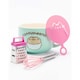 image 4 of Pusheen Catpusheeno Mug and Stencil Set - Turquoise/Pink - One Size