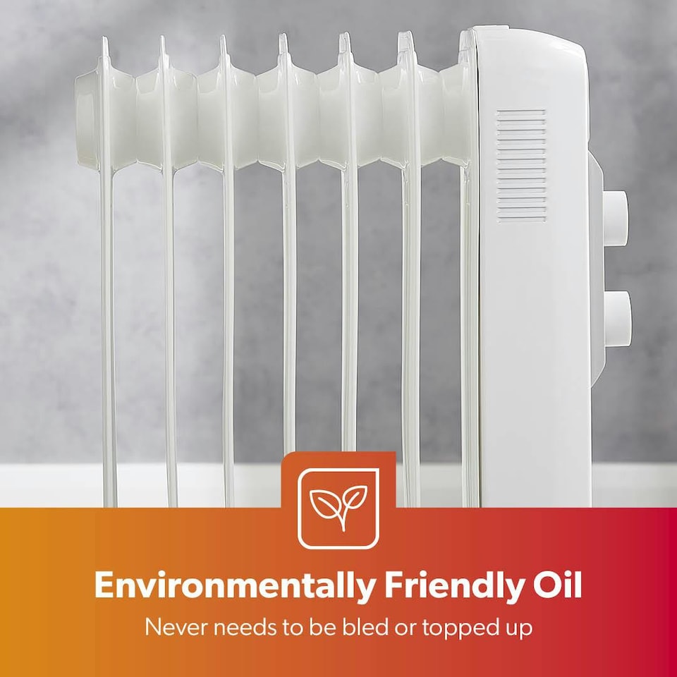 image 1 of GEEPAS Oil Filled Radiator Heater 1500W, 7 Fin