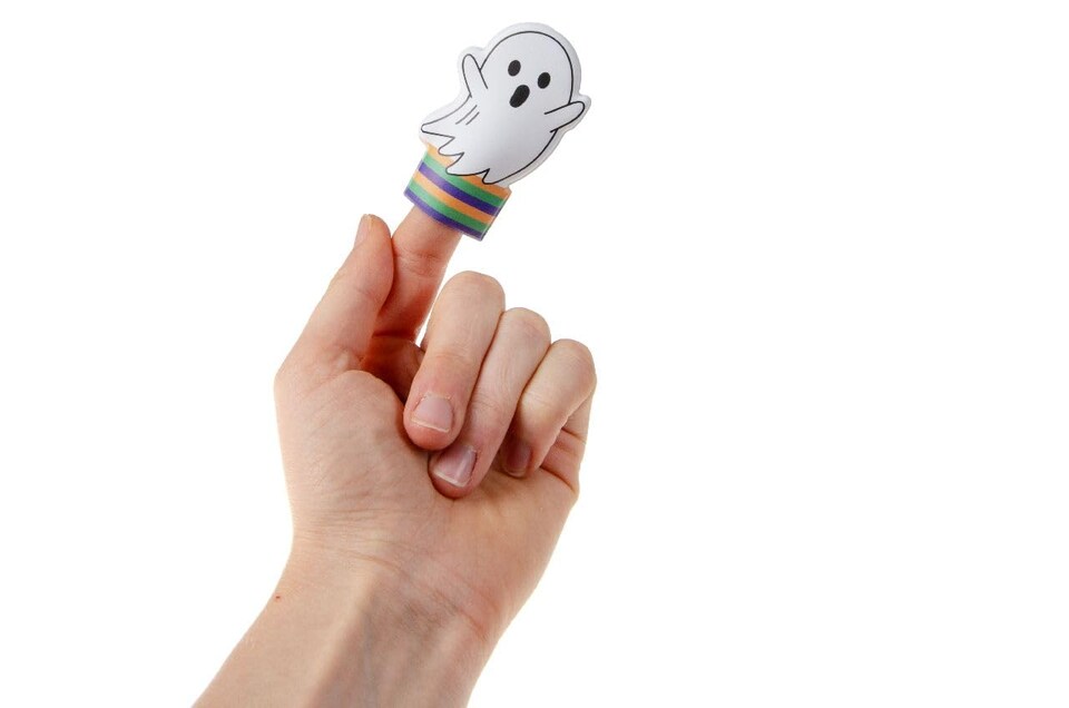 image 1 of Pack of 12 Halloween Finger Puppet Toys