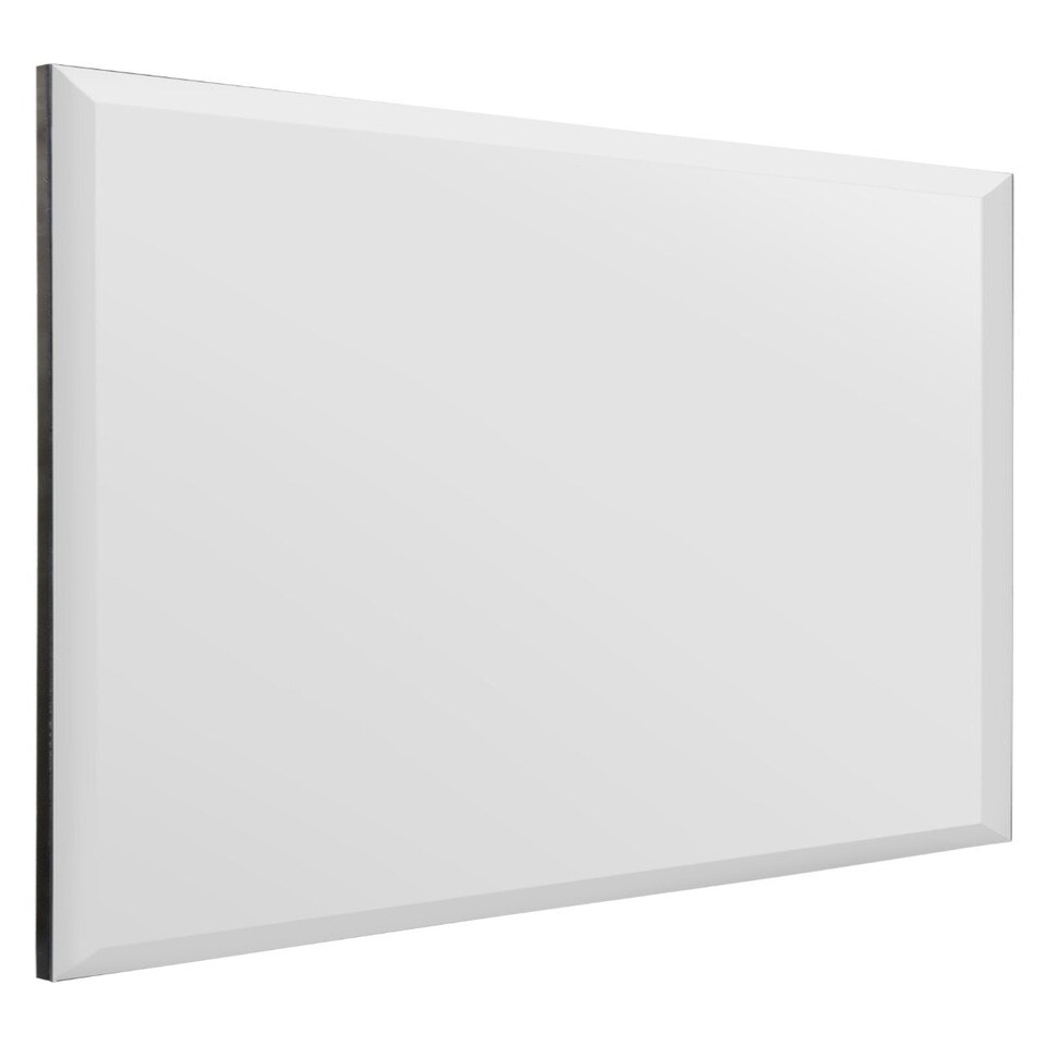 image 1 of The Moderni - All Glass Modern Bevelled Square Wall Mirror 24" X 24" (60x60CM) N/A