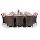 image 2 of Savannah Rectangular 8 Seater Rattan Patio Dining Set | Brown | Brown