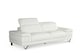 image 1 of Genuine Leather White 3 Seater Sofa CHICAGO