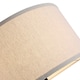 image 6 of HOMCOM Wood Tripod Floor Lamp Home Lighting Elegant E27 Bulb Linen Shade Beige
