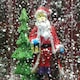 image 5 of 26.5cm Premier Christmas Water Spinner Telephone Box Design - Choose From Snowman Family Or Santa