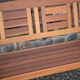 image 5 of Hawkshead 2 Seater Outdoor Wooden Garden Patio Bench | Brown | Brown