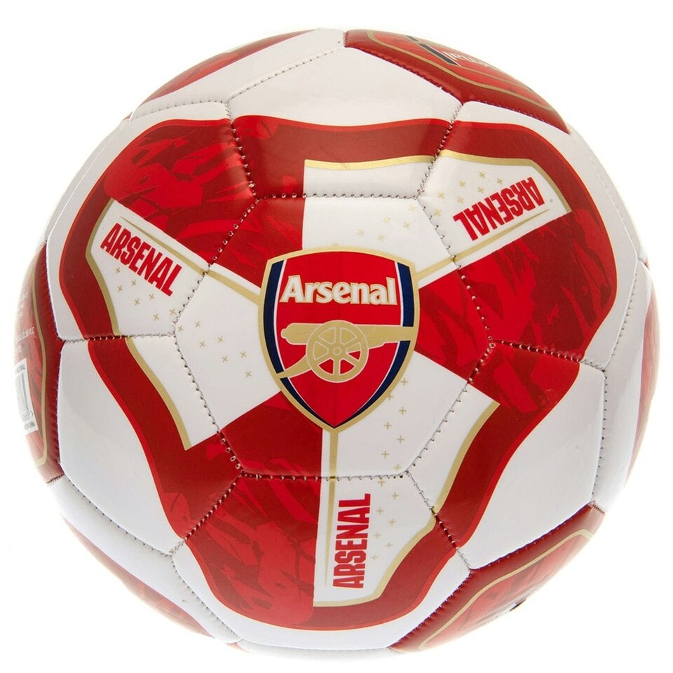 image 1 of Arsenal FC Tracer Football - Red/White - 5