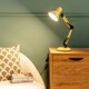 image 1 of ValueLights Frankie Yellow Adjustable Craft Reading Desk Table Lamp Task Lighting office Light - Bulb Included Yellow