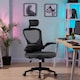 image 5 of Ergonomic Gaming Office Chair Computer Desk Swivel Leather Chair