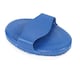 image 1 of Ezi-Groom Rubber Horse Curry Comb - Blue - 145mm