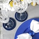 image 5 of Argon Tableware Metallic Coasters - 10cm - Blue - Pack of 6
