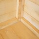 image 3 of Highclere 8 x 6 Feet Double Door with Three Windows Summerhouse Brown