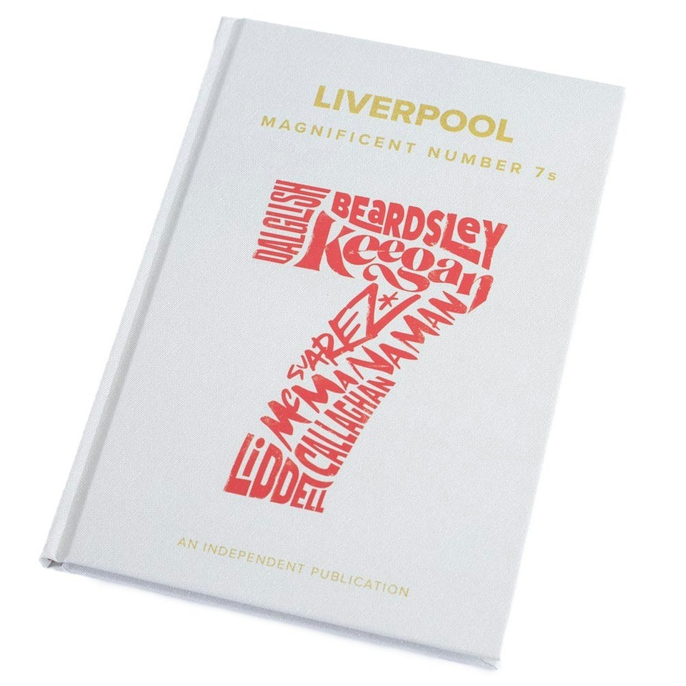 image 1 of Liverpool FC Magnificent Number 7s Book - White/Red/Yellow - One Size