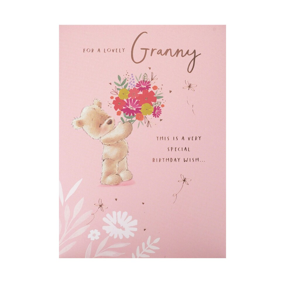 image 1 of Granny Birthday Card - Floral Bouquet