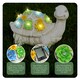 image 3 of Solar Turtle Statue Garden Ornaments Outdoor Decorations