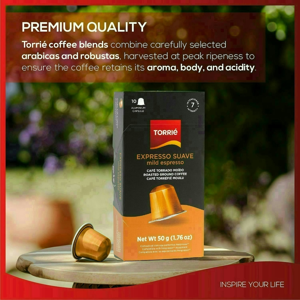 image 1 of Mild Aluminium Nespresso ® Compatible Coffee Capsules (10 Pods)