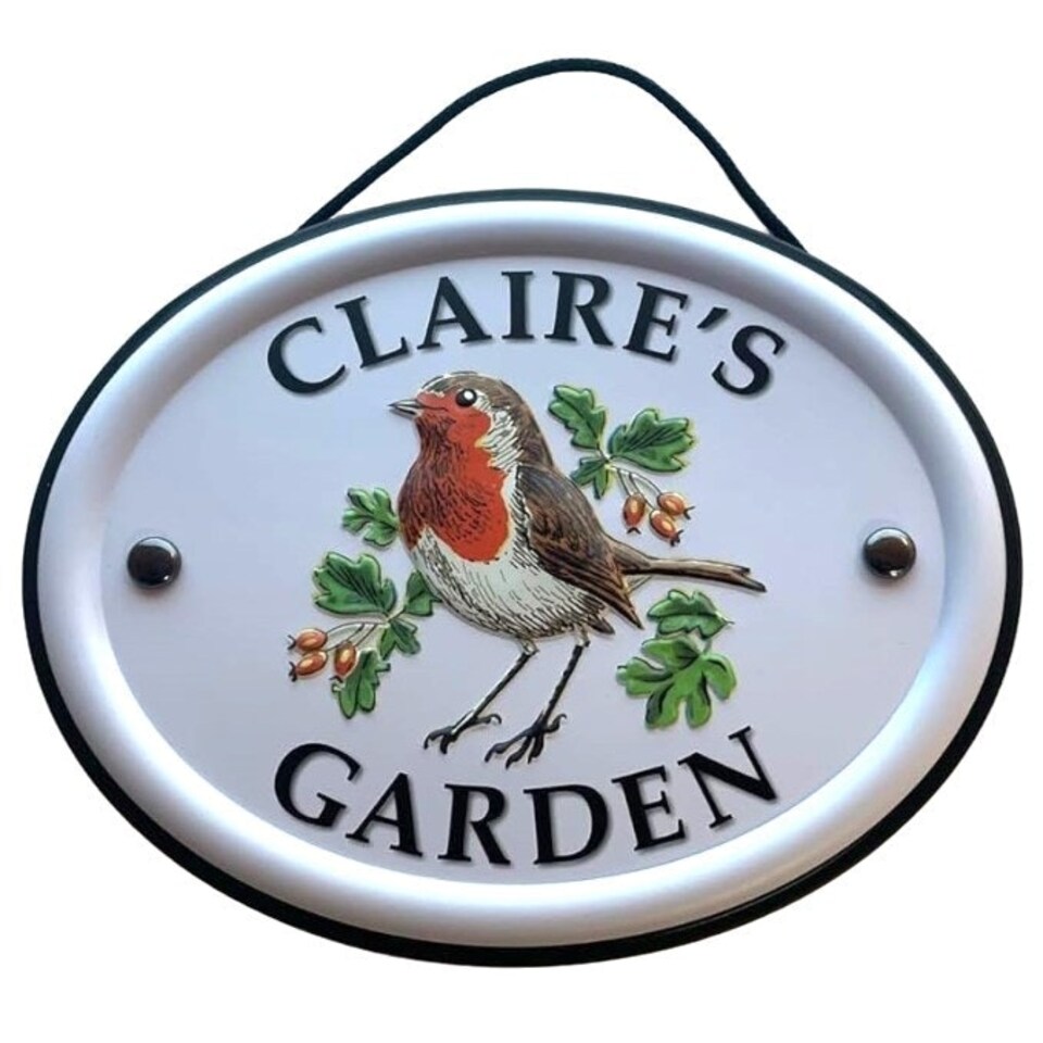 Decorative Bird Garden Sign - Claire