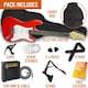 image 8 of 3rd Avenue Full Size Electric Guitar Pack with Amp | Red