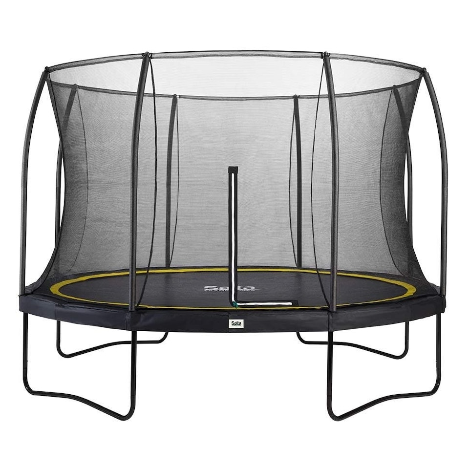 image 1 of 14ft Salta Black Round Comfort Edition Trampoline with Enclosure