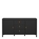 image 2 of Barcelona Sideboard 2 Doors 3 Drawers in Matt Black