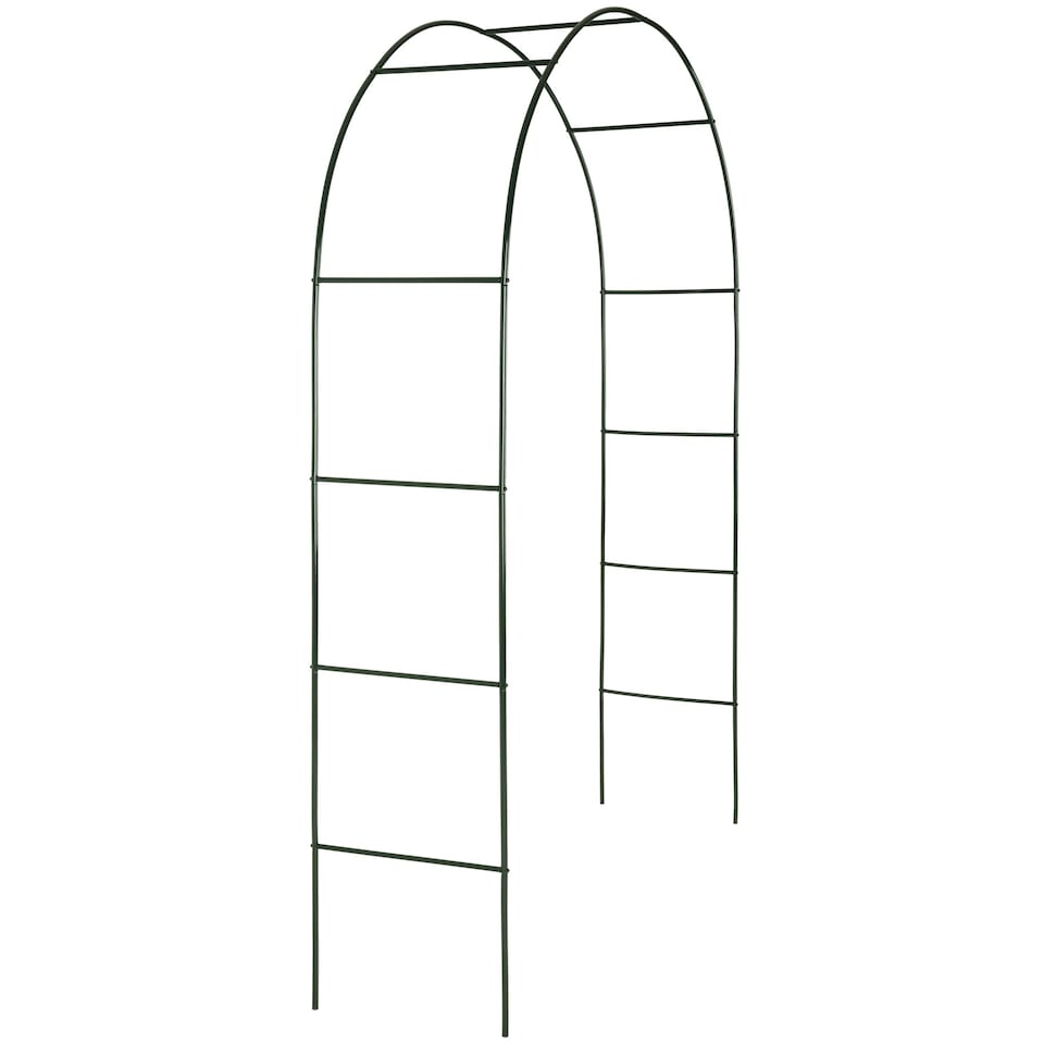 image 1 of Garden Arch Set of 2 - steel rose arches, 140 x 40 x 240 cm