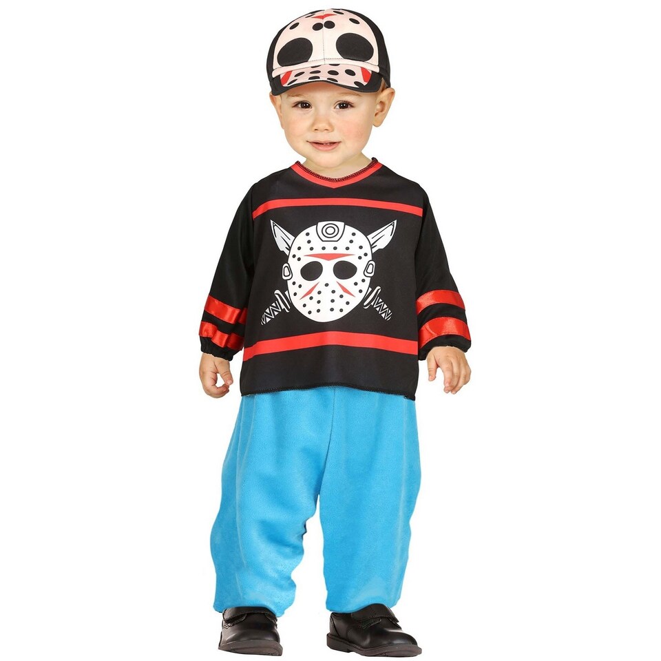 image 1 of Fiestas Guirca Baby Jazz Dead Costume Set | Black | Black/Blue | 12-18 mths | 1