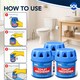 image 5 of 3pk x 70g Toilet Fresheners Ocean Scented Cistern Blocks, Last 1000 Flushes, Prevents Limescale, Cleans & Deodorizes