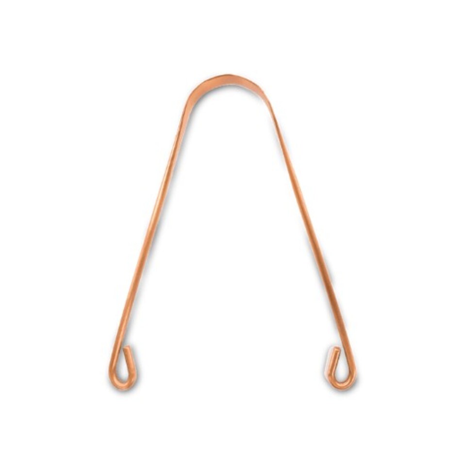 image 1 of Pure Copper Tongue Scraper (anti-microbial)