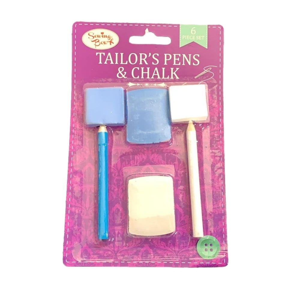 image 1 of Set of 6 Tailors Pens and Chalk by Sewing Box