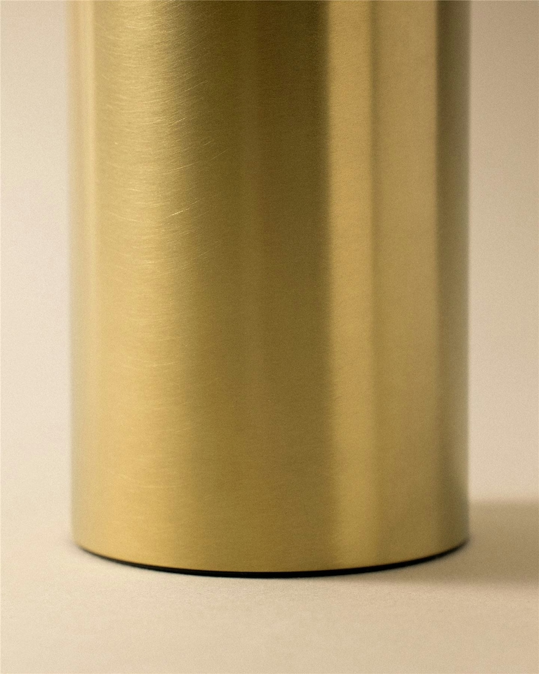image 1 of Cosmic Standing Toothbrush Holder with Stainless Steel White Finish for Bathroom