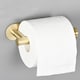 image 2 of Living and Home Modern Wall Mounted Stainless Steel Toilet Paper Roll Holder, Gold