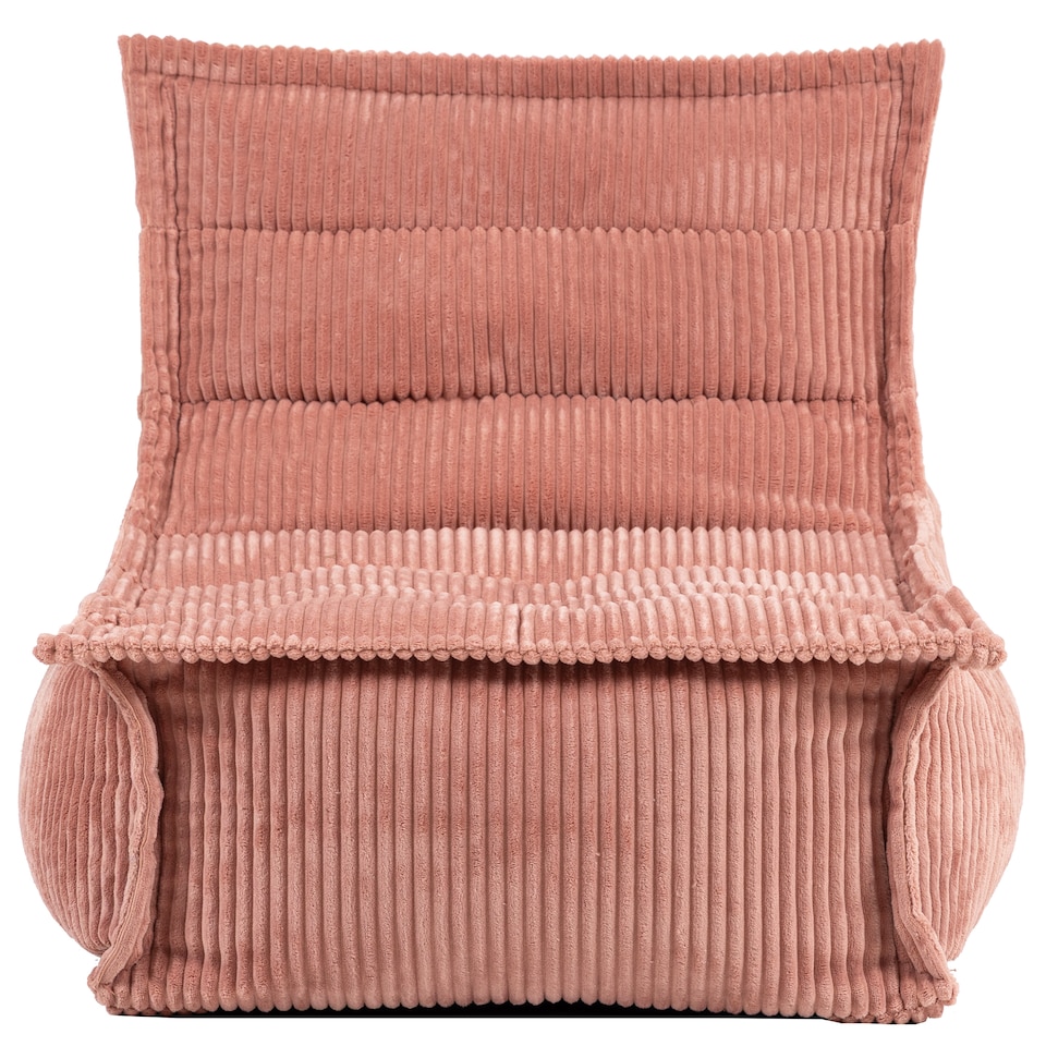 image 1 of Icon Kids Dolce Scandi Jumbo Cord Lounger Bean Bag, Dawn Pink