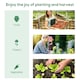 image 8 of Outsunny 80 x 49 x 160cm Mini Greenhouse Portable Green House with Shelf White