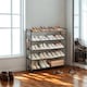 image 6 of 5 Tier Industrial Shoe Rack Hallway Storage Organiser