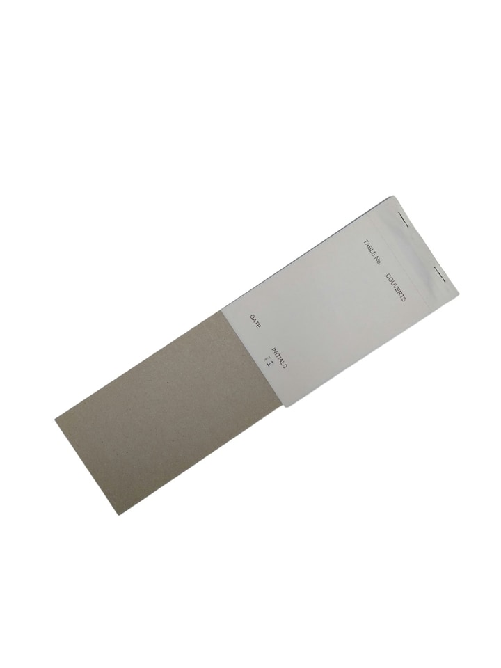 image 1 of Pack of 10 95mm x 165mm White Carbonless Quadruplicate Restaurant Pads