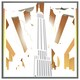 image 1 of Art deco skyscraper (Picture Frame) Grey | L