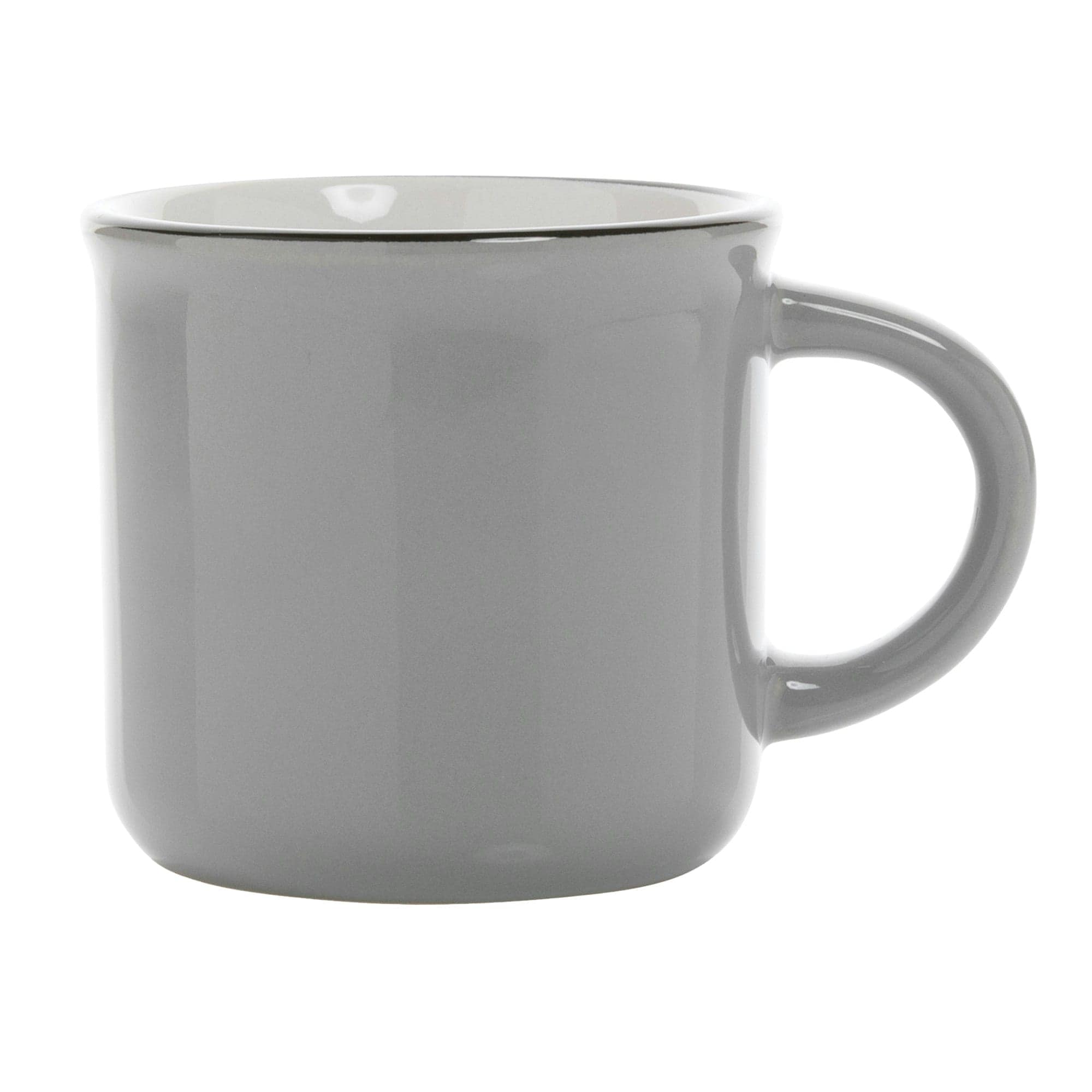 XD Collection Vintage Ceramic 280ml Mug - Grey - One Size
