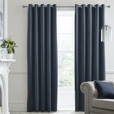 Laurence Llewelyn-Bowen Montrose Eyelet Curtains Navy