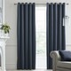 image 1 of Laurence Llewelyn-Bowen Montrose Eyelet Curtains Navy