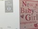 image 4 of New Baby Girl Congratulations Greeting Card