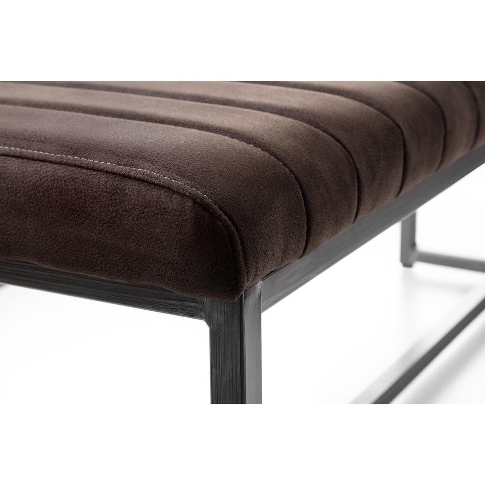 image 1 of Brooklyn Upholstered Bench - Charcoal