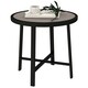 image 1 of Outsunny 50.5cm Round Garden Table with SPC Tabletop 