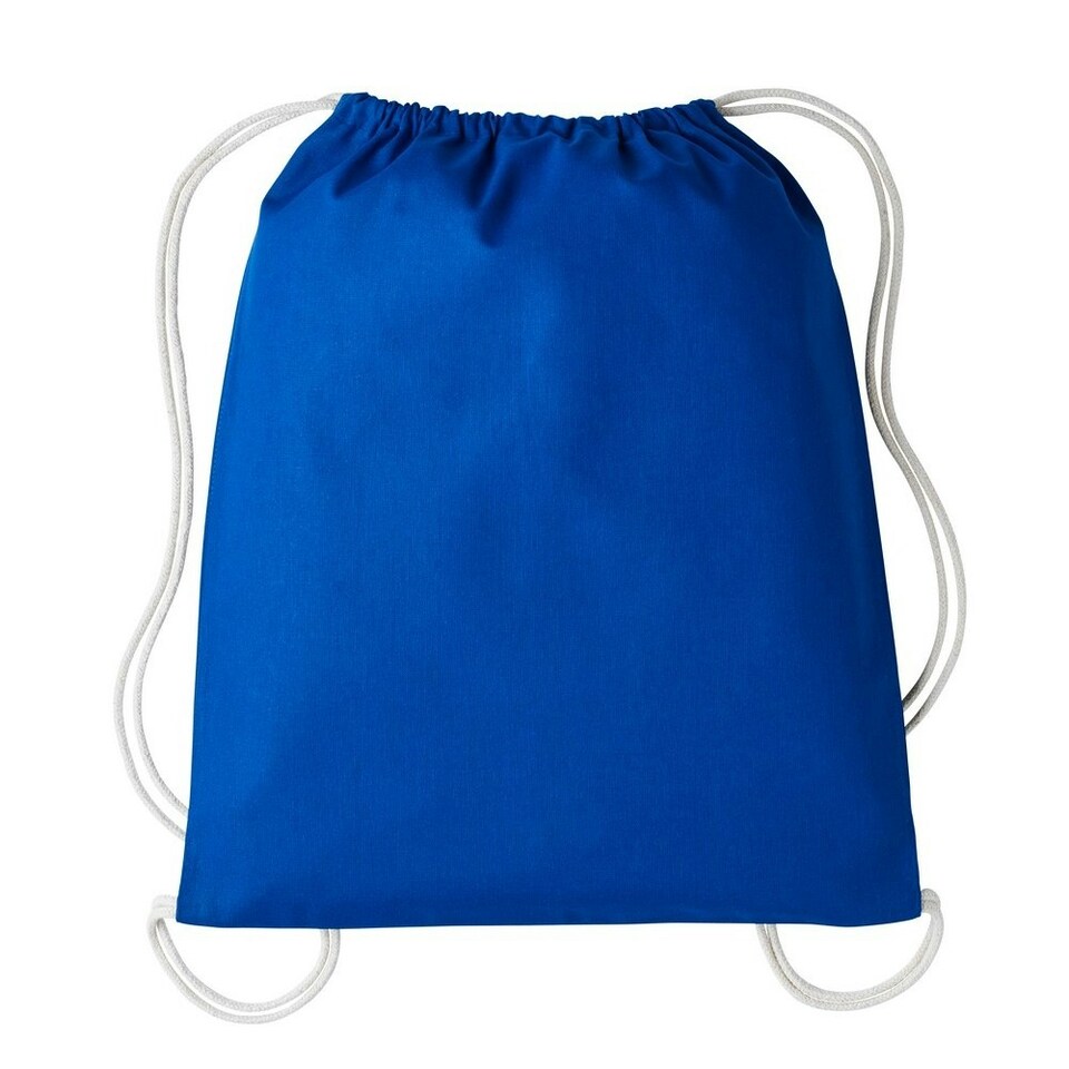 Nutshell Drawstring Gymsac - Sapphire/Natural - One Size Blue | One Size