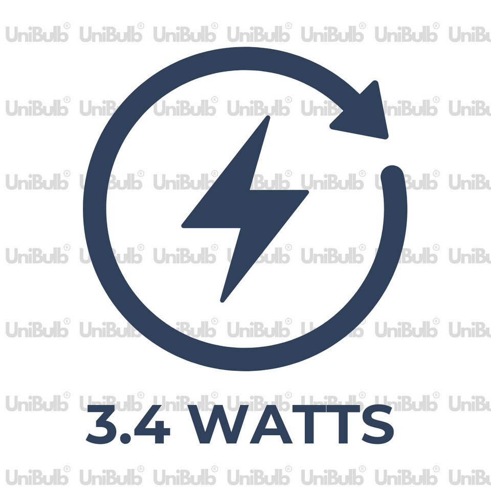 image 1 of UniBulb LED MR16 GU5.3 345lm 3.4W (Replaces 35W) 4000K (Cool White) Spot Downlight Ceiling Light Bulb - Pack of 3 | White | Cool White | 3