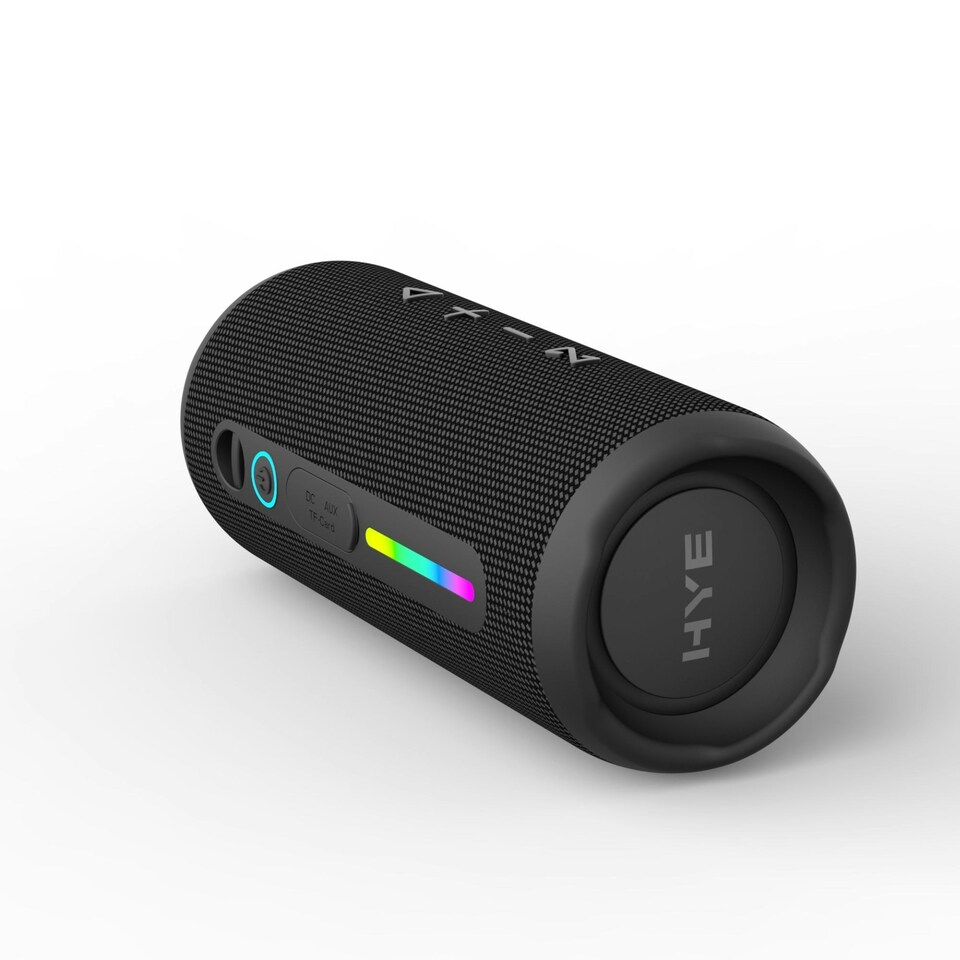image 1 of HYE 40W Portable Bluetooth Speaker IPX6 Waterproof 10Hr Battery Life - Black PS20