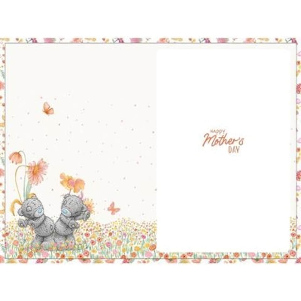 image 1 of Bears Holding Hands In Flowers Mother's Day Card