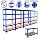 image 3 of 4 x T-Rax 90 x 45 x 180cm Racks & Workbench Blue