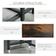 image 5 of HOMCOM Drop Leaf Kitchen Foldable Table Folding Table Foldable for Dining Room