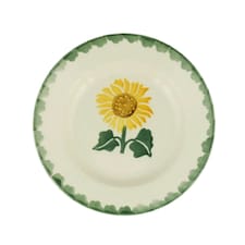 Side Plate: 1 x 16cm Emma Bridgewater, Sunflower Plate, Ceramic White