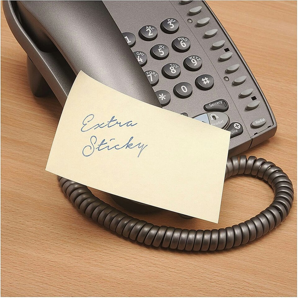 image 1 of Quick Notes 76 x 127mm Yellow Pack of 12