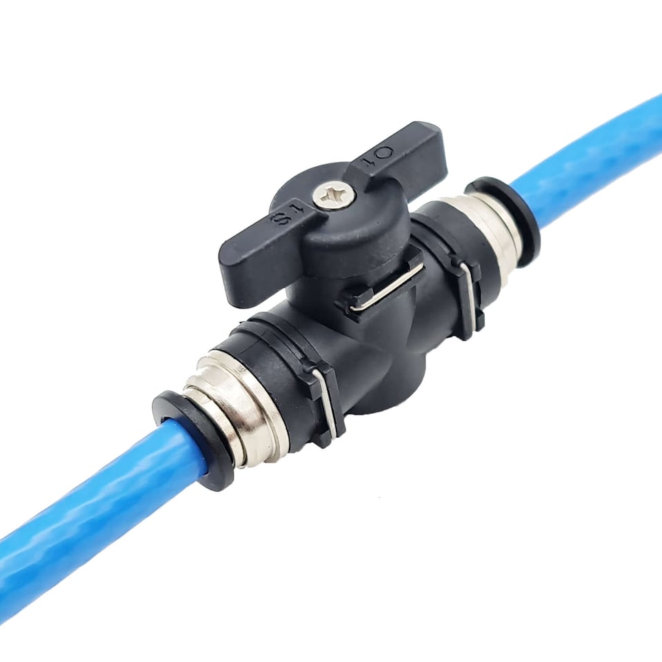 image 1 of 8mm Push-in Tap for Water Fed Brush Hose